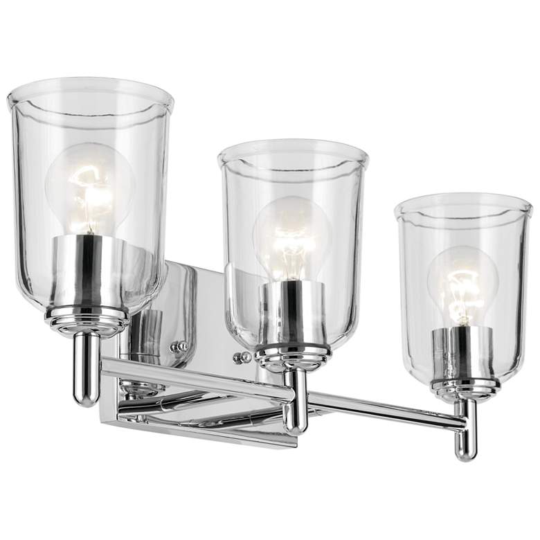 Image 1 Shailene Chrome Linear Clear Bath 3Lt