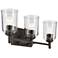 Shailene Olde Bronze Linear Clear Bath 3Lt