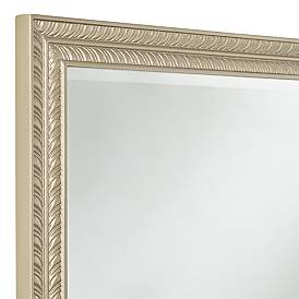 Image3 of Shaina Champagne Gold Wood 24" x 40" Rectangular Wall Mirror more views