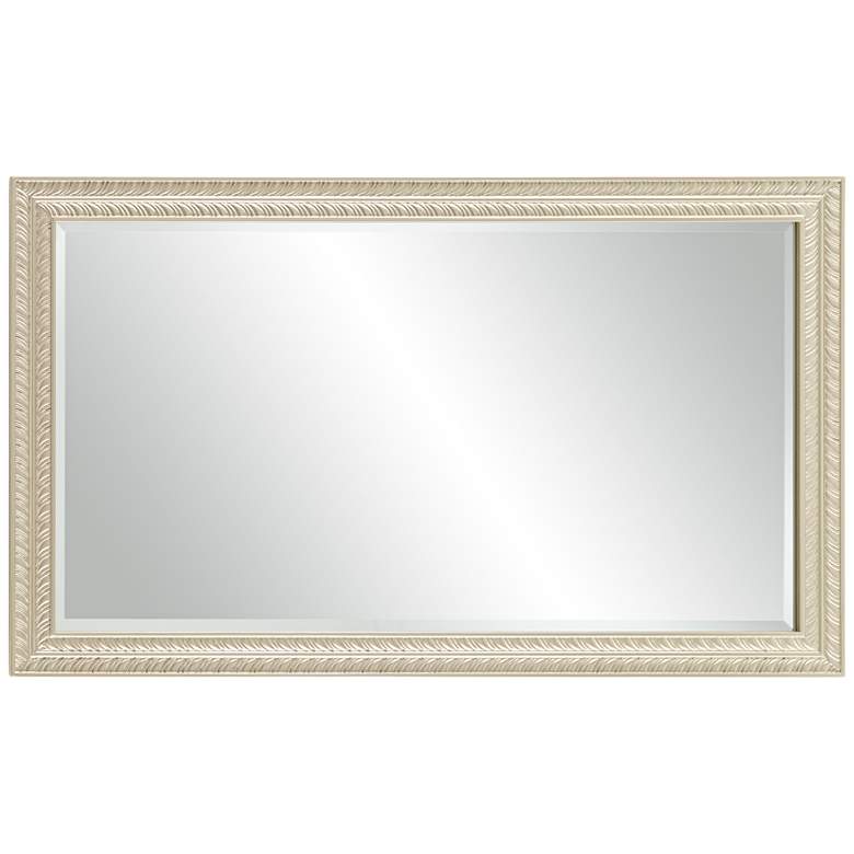 Image 5 Shaina Champagne Gold Wood 24 inch x 40 inch Rectangular Wall Mirror more views