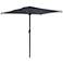 Shala 9-Foot Black Fabric Tilting Square Patio Umbrella