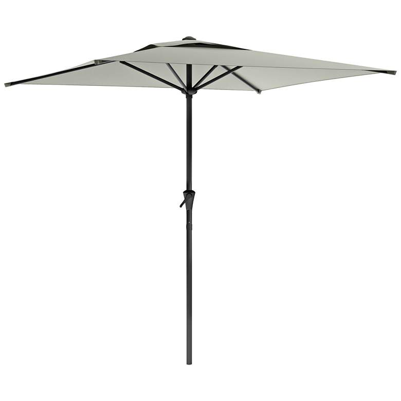 Image 1 Shala 9-Foot Sand Gray Tilting Square Patio Umbrella