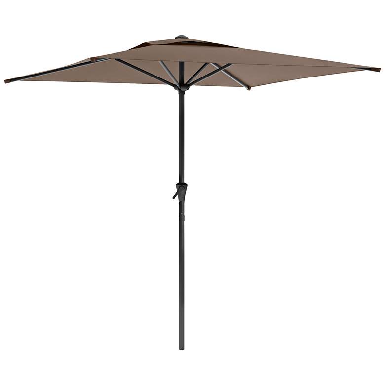Image 1 Shala 9-Foot Sandy Brown Tilting Square Patio Umbrella