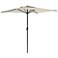 Shala 9-Foot Warm White Tilting Square Patio Umbrella