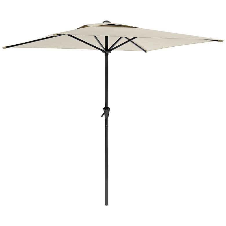 Image 1 Shala 9-Foot Warm White Tilting Square Patio Umbrella