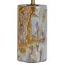 Thumbnail3 of Shalom Jade and Brass Cylinder 18 1/2"H Accent Table Lamp more views