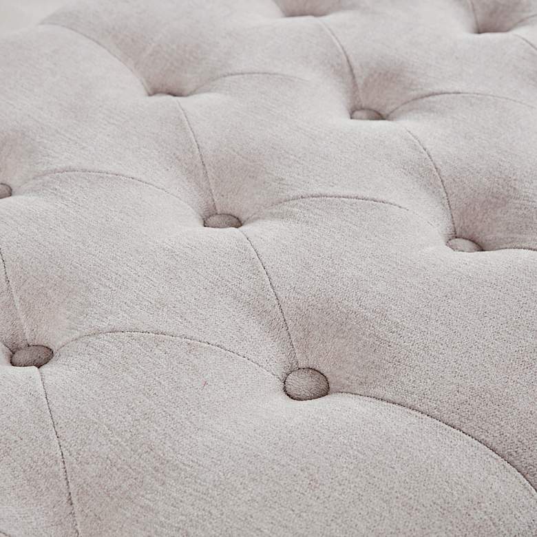Image 4 Shandra II 49" Wide Natural Tufted Top Storage Bench more views