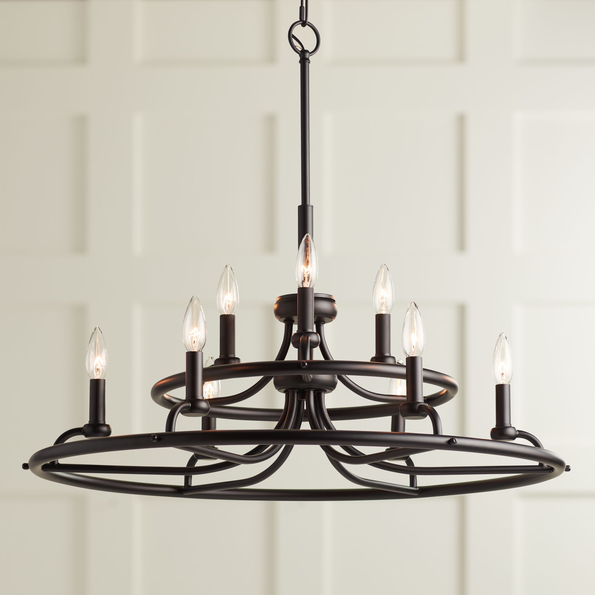 black wrought iron pendant lights