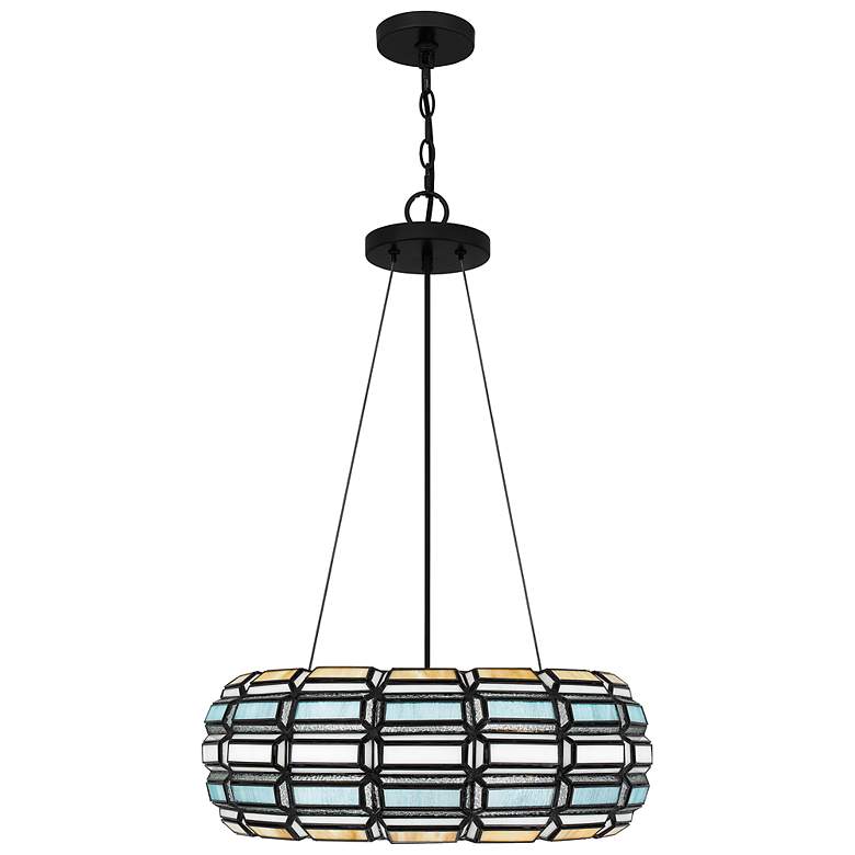Image 2 Shanghai 3-Light Matte Black Pendant