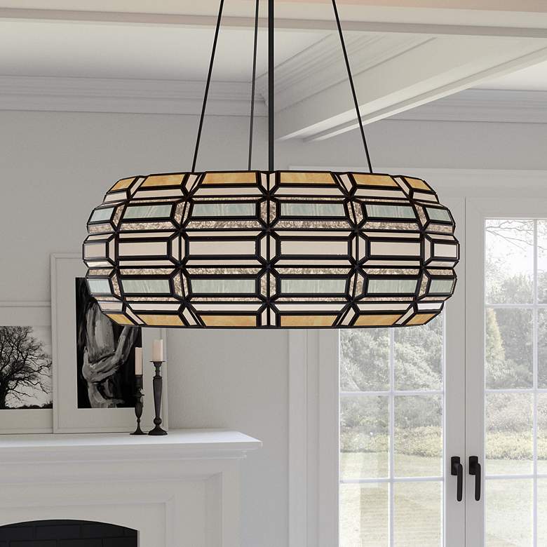 Image 1 Shanghai 3-Light Matte Black Pendant