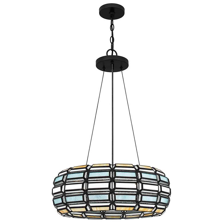 Image 4 Shanghai 3-Light Matte Black Pendant more views