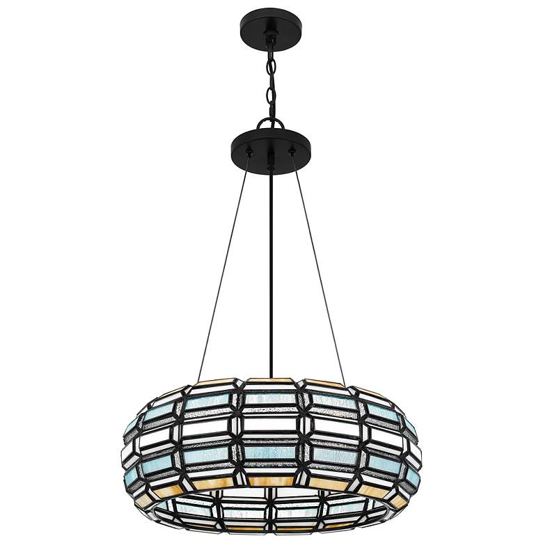 Image 5 Shanghai 3-Light Matte Black Pendant more views