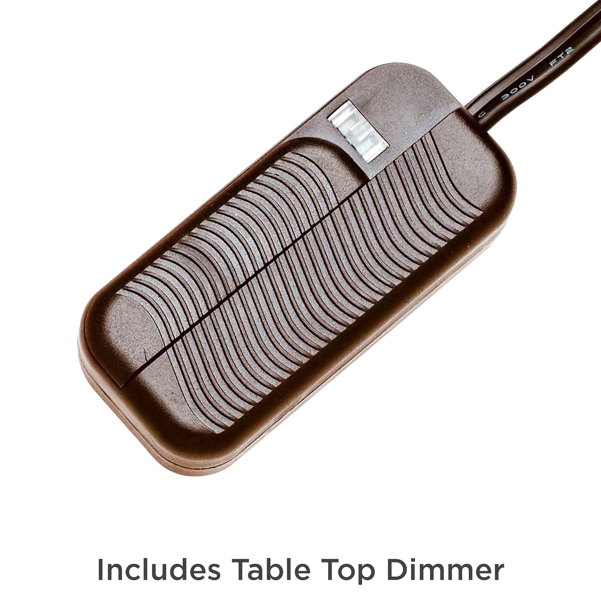 Shannon 30 1/2" High Brown Stripe Ceramic Gourd Table Lamp with Dimmer