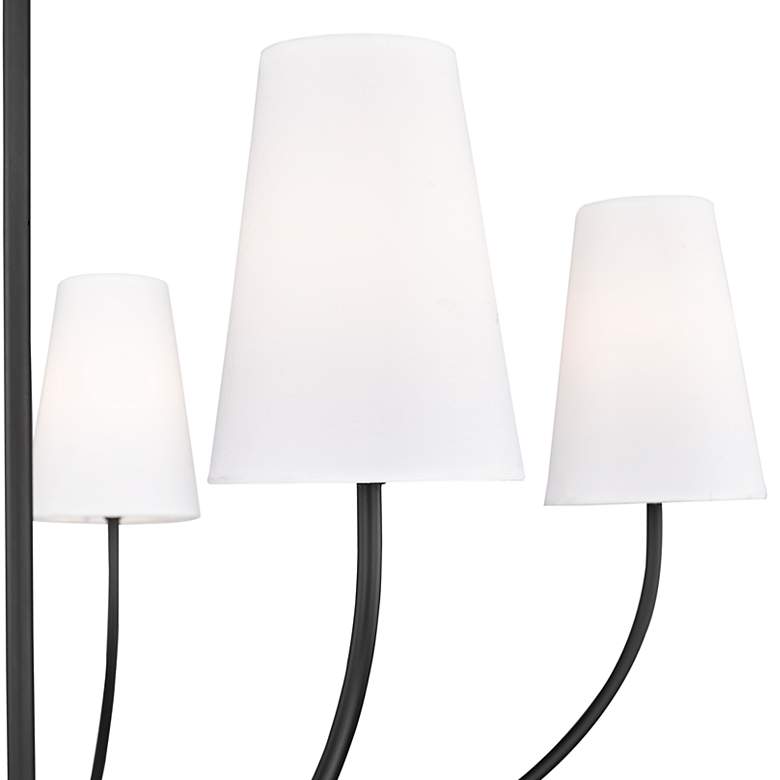 Image 5 Shannon 32" Wide Matte Black 5-Light Chandelier more views