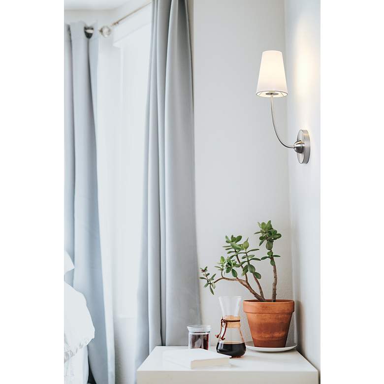 Image 3 Shannon by Z-Lite Brushed Nickel 1 Light Wall Sconce more views