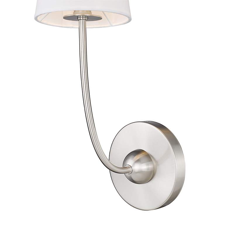 Image 7 Shannon by Z-Lite Brushed Nickel 1 Light Wall Sconce more views