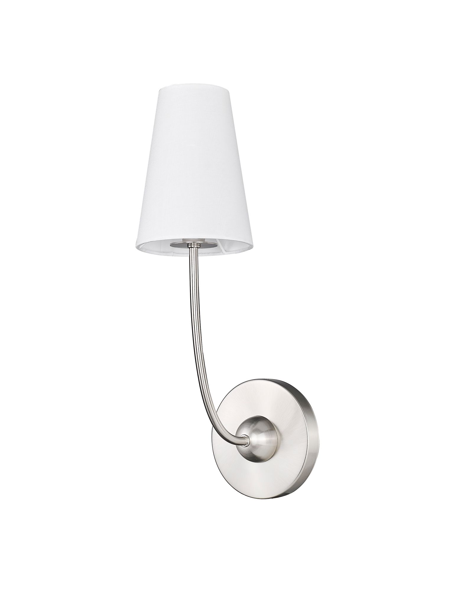 Shannon by Z-Lite Brushed Nickel 1 Light Wall Sconce