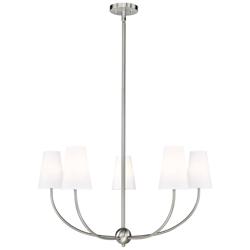 Shannon by Z-Lite Brushed Nickel 5 Light Chandelier
