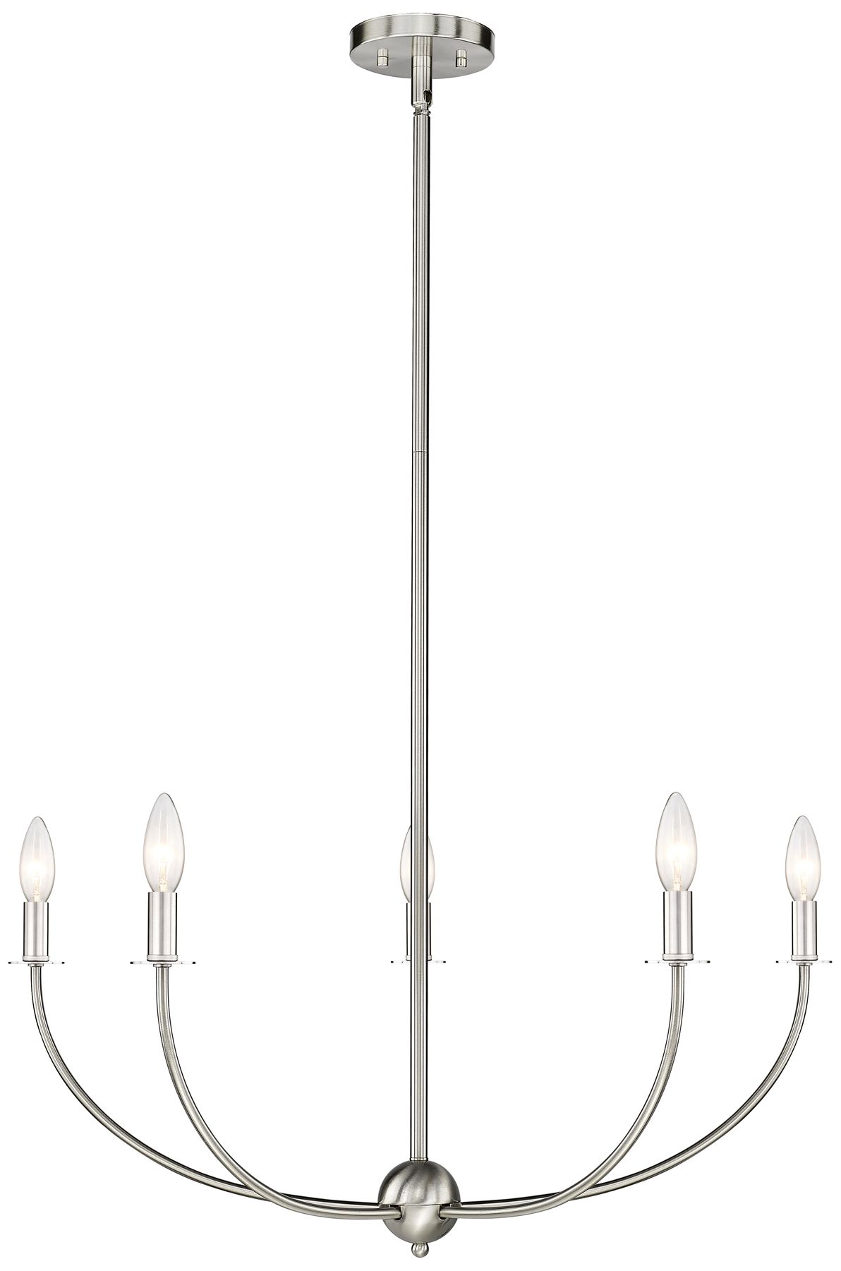 Image 4 Shannon by Z-Lite Brushed Nickel 5 Light Chandelier more views
