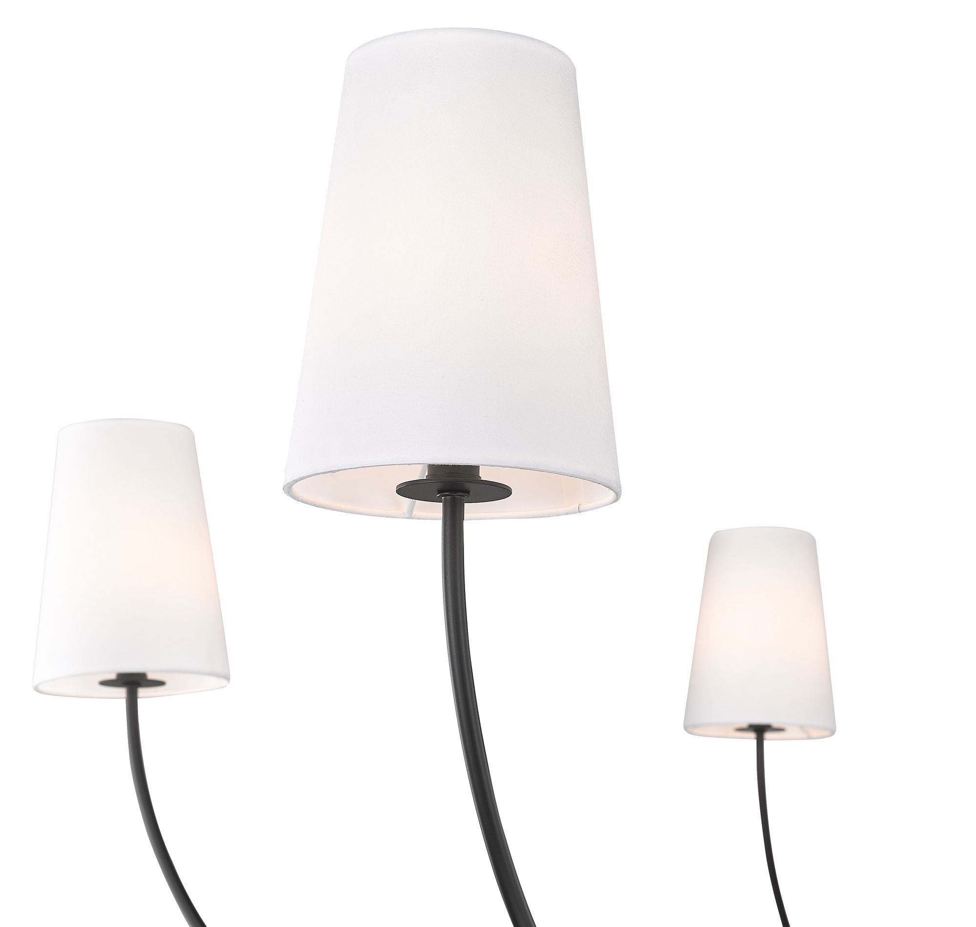 Image 5 Shannon by Z-Lite Matte Black 6 Light Chandelier more views