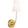 Shannon by Z-Lite Rubbed Brass 1 Light Wall Sconce