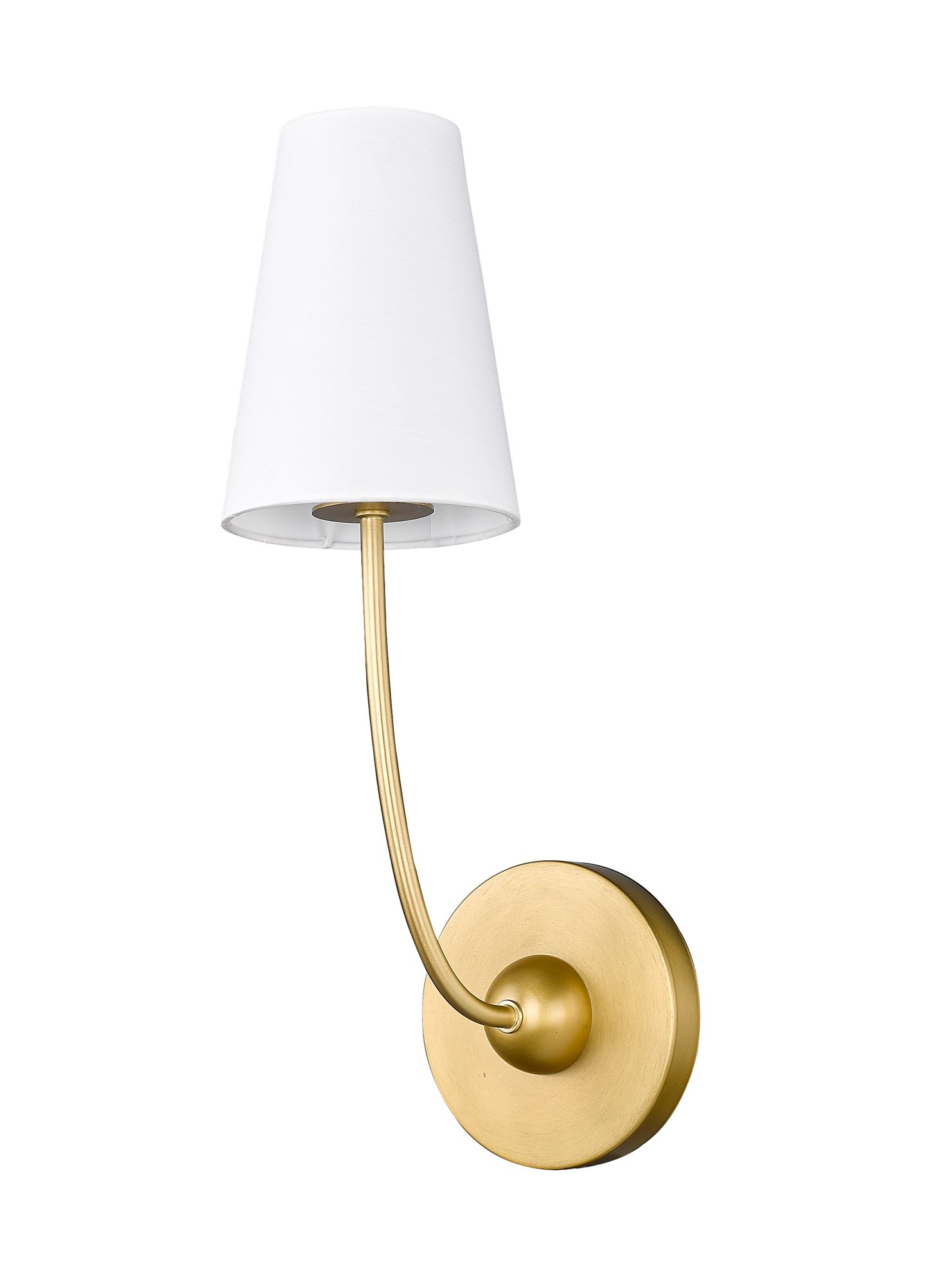 Shannon by Z-Lite Rubbed Brass 1 Light Wall Sconce