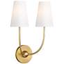 Shannon by Z-Lite Rubbed Brass 2 Light Wall Sconce