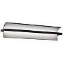 1_Shard 4.88"H x 24.25"W 1-Light Bath Vanity & Wall Light in Black