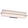 Shard 4.88"H x 24.25"W 1-Light Bath Vanity & Wall Light in Brushed Nickel