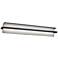 Shard 4.88"H x 34.25"W 1-Light Bath Vanity & Wall Light in Black