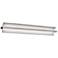 Shard 4.88"H x 34.25"W 1-Light Bath Vanity & Wall Light in Brushed Nickel