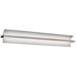 Shard 4.88"H x 34.25"W 1-Light Bath Vanity & Wall Light in Brushed Nickel