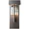 Shard XL Outdoor Sconce - Smoke Finish - Clear with Shards Glass