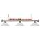 Shark by Z-Lite Brushed Nickel 3 Light Billiard Light