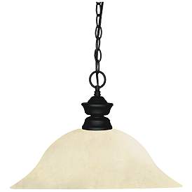 Image1 of Shark by Z-Lite Matte Black 1 Light Pendant
