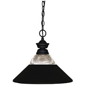 Image1 of Shark by Z-Lite Matte Black 1 Light Pendant