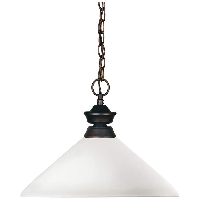 Image 1 Shark by Z-Lite Olde Bronze 1 Light Pendant