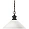 Shark by Z-Lite Olde Bronze 1 Light Pendant