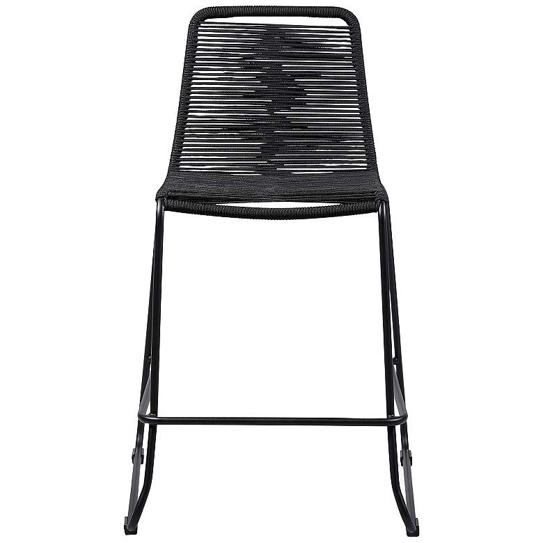 Image 7 Shasta 30" Black Outdoor Bar Stools Set of 2 more views