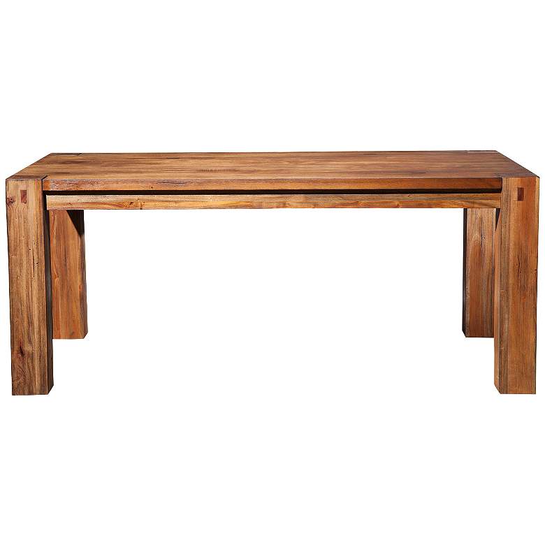 Image 1 Shasta 72 inch Wide Salvaged Natural Rectangular Dining Table