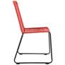 4_Shasta Brick Red Rope Outdoor Dining Chairs Set of 2 more views