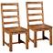 Shasta Salvaged Natural Dining Chair Set of 2