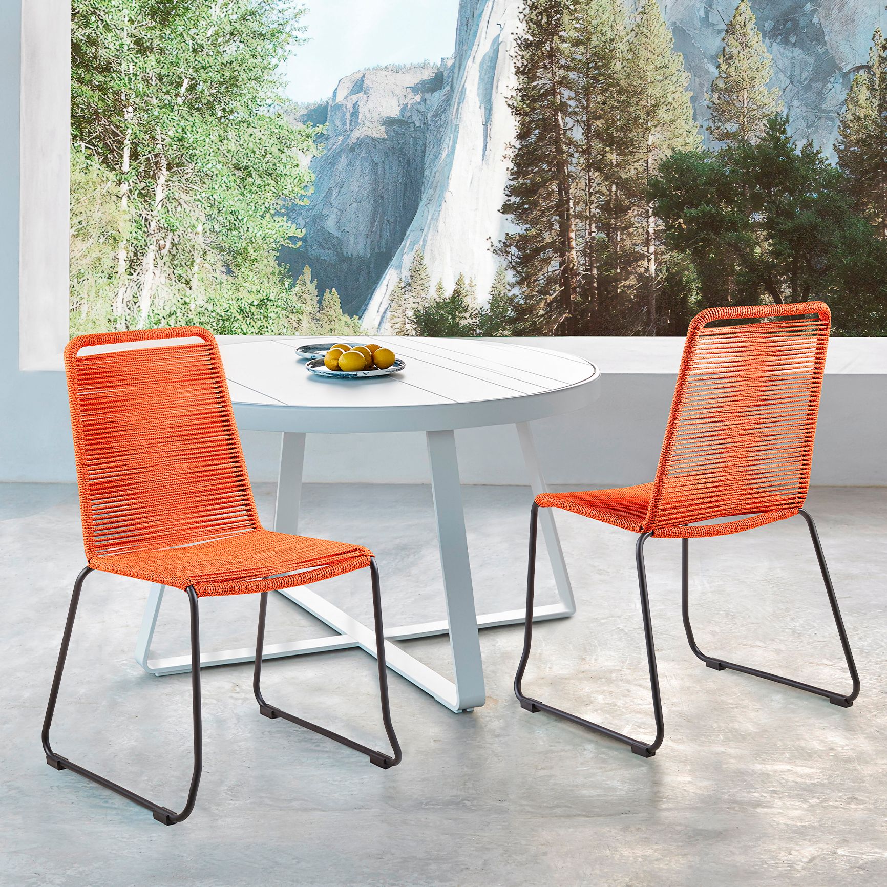 Bright coloured outdoor discount chairs