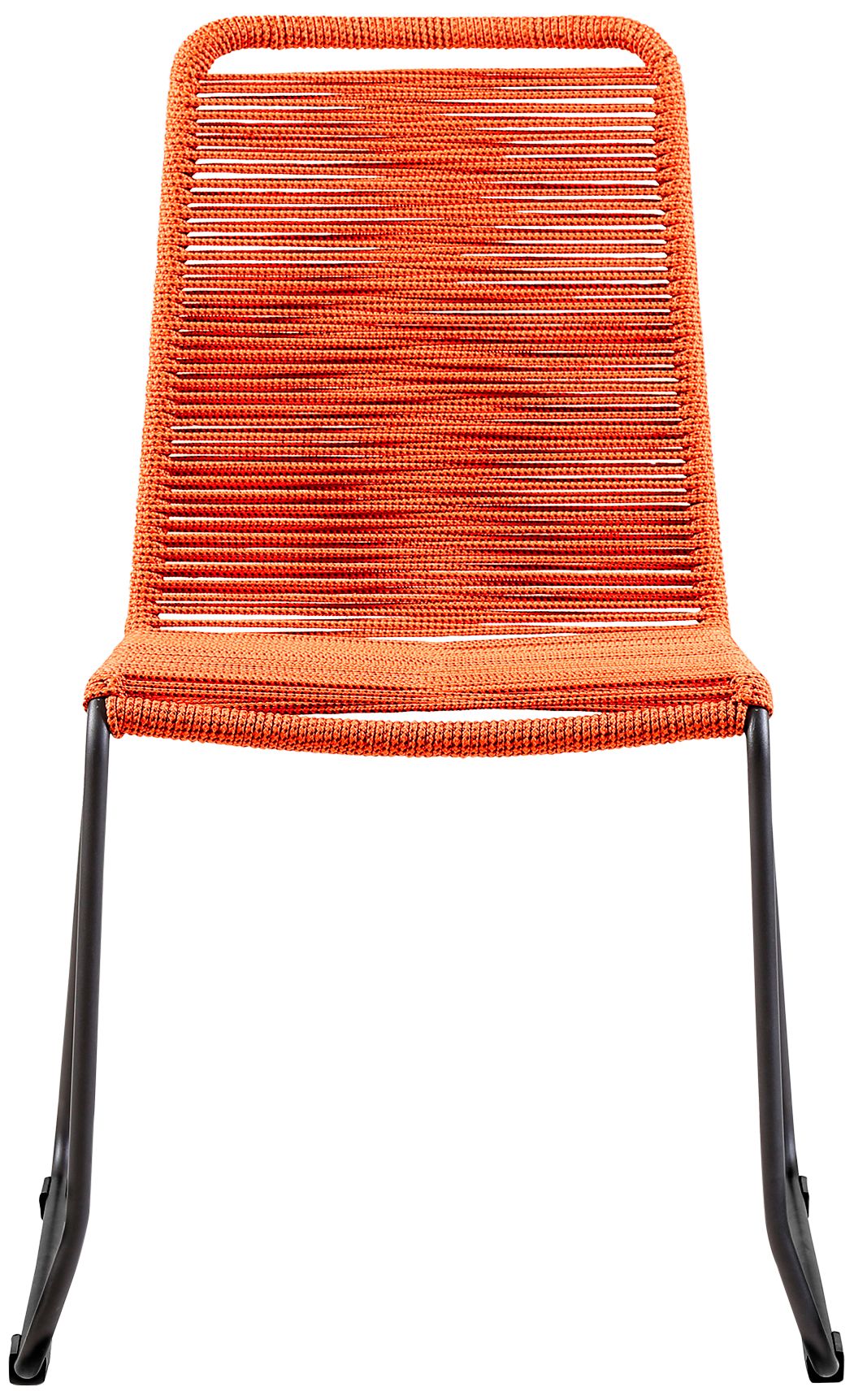 Image 5 Shasta Tangerine Rope Outdoor Dining Chairs Set of 2 more views