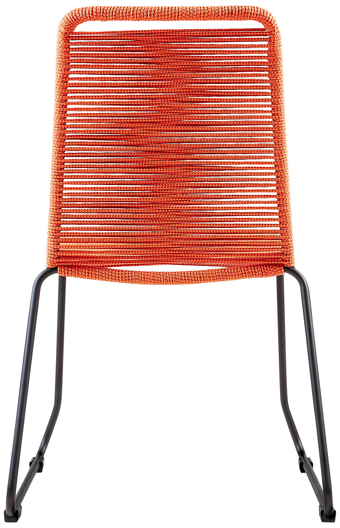 Image 7 Shasta Tangerine Rope Outdoor Dining Chairs Set of 2 more views