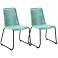 Shasta Wasabi Rope Outdoor Dining Chairs Set of 2