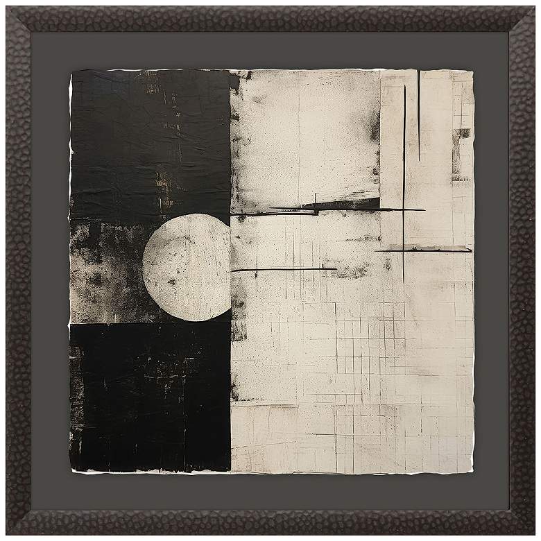 Image 1 Shattered Impressions II 29"W x 29"H Framed Art