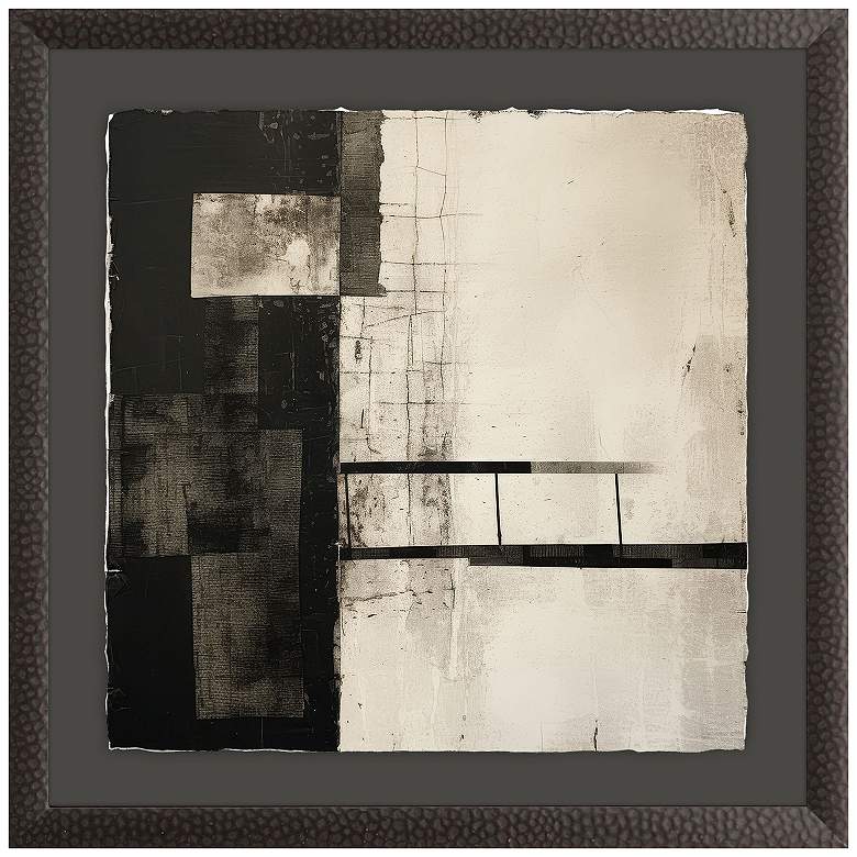 Image 1 Shattered Impressions III 29"W x 29"H Framed Art