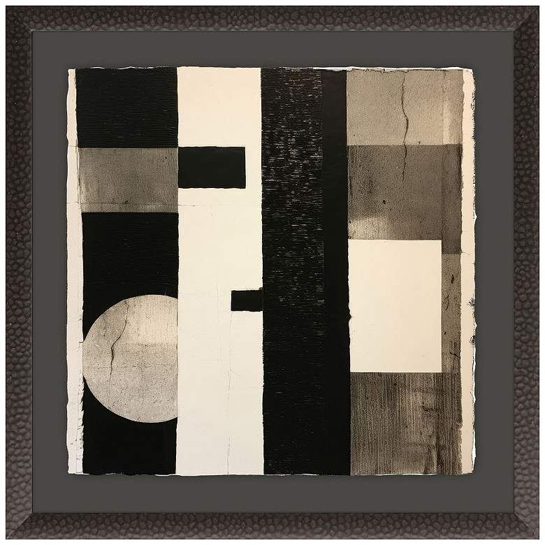 Image 1 Shattered Impressions IV 29"W x 29"H Framed Art