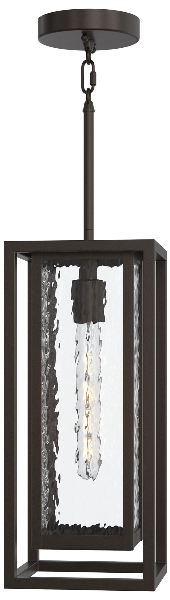 Shaw 17 Inch 1 Light Outdoor Pendant with Clear Glass